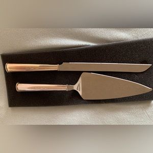 KATE SPADE NEW YORK Darling Point “Mr. and Mrs.” 2- piece Dessert Set